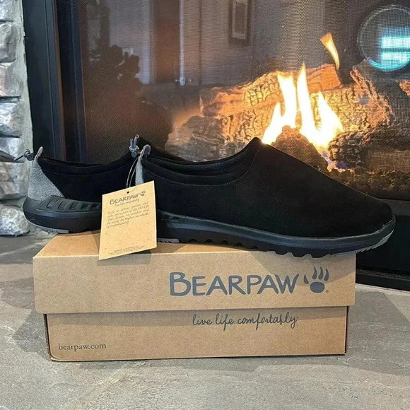 BEARPAW Jack Loafer, suede upper,comfort footbed,rubber sole,stain treated - Picture 6 of 10